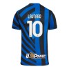 Original Trikotsatz Inter Mailand Lautaro Martinez 10 Heimtrikot 2024-25 Für Kinder